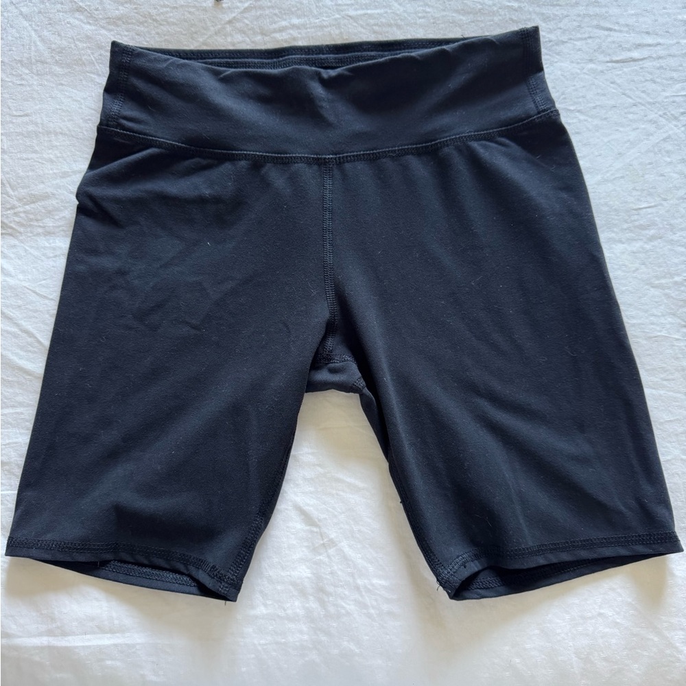All in Motion Black Bike Shorts Athletic Compression